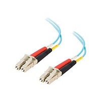 C2G 1m LC-LC 10Gb 50/125 Duplex Multimode OM3 Fiber Cable -Aqua- 3ft - patc