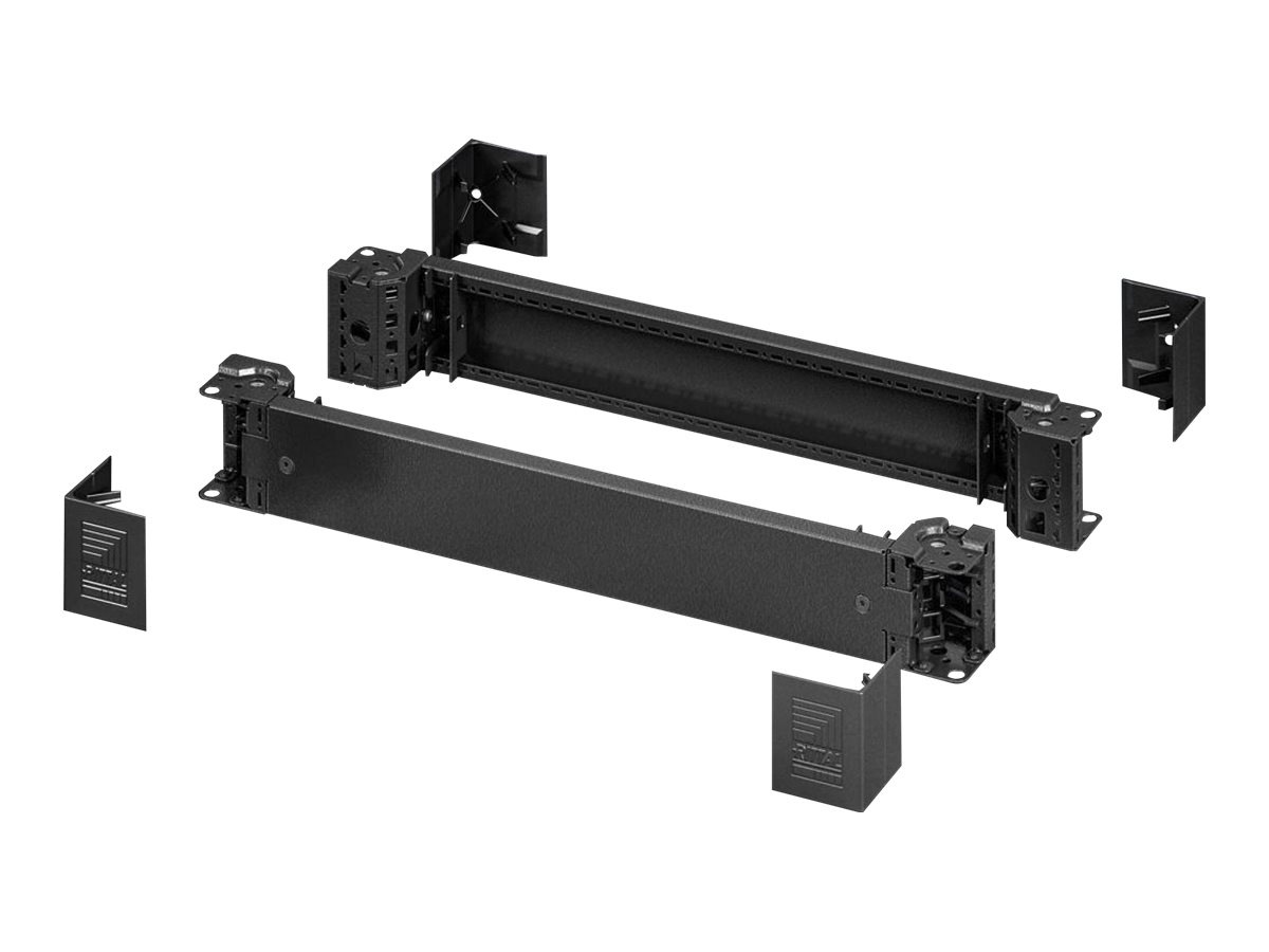 Rittal VX - rack base/plinth corner with trim panels