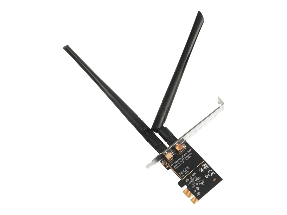 SIIG Wireless 2T2R Dual Band WiFi Ethernet PCIe Card - AC1200 - network adapter - PCIe 2.1