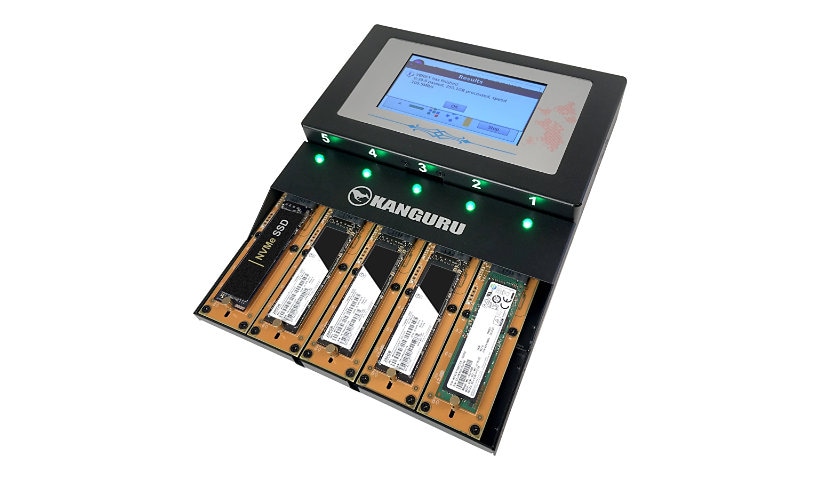 KanguruClone 4 M.2 NVMe SSD Duplicator - duplicateur/effaceur de SSD