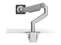 Humanscale M8.1 mounting kit - adjustable arm - for LCD display - silver with gray trim