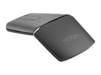 Lenovo Yoga Mouse with Laser Presenter - mouse / remote control - 2.4 GHz, Bluetooth 5.0 - iron gray