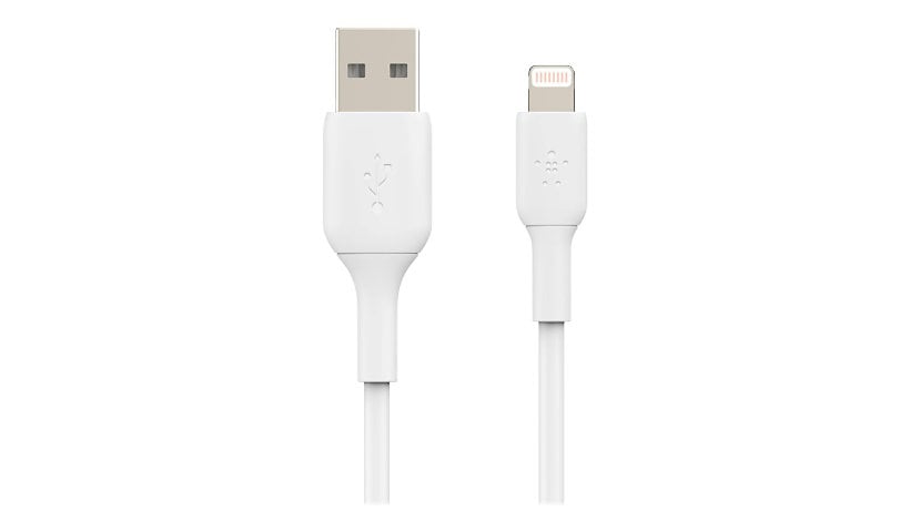 Belkin BoostCharge Lightning to USB-A Cable (1 meter / 3,3 foot, White)