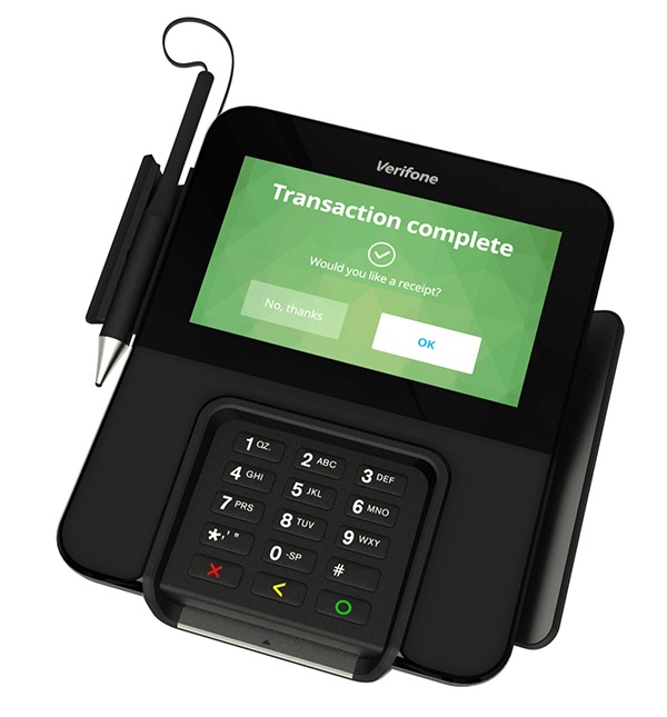 VeriFone M400 5" FWVGA POS Terminal with Wi-Fi & Bluetooth Connectivity