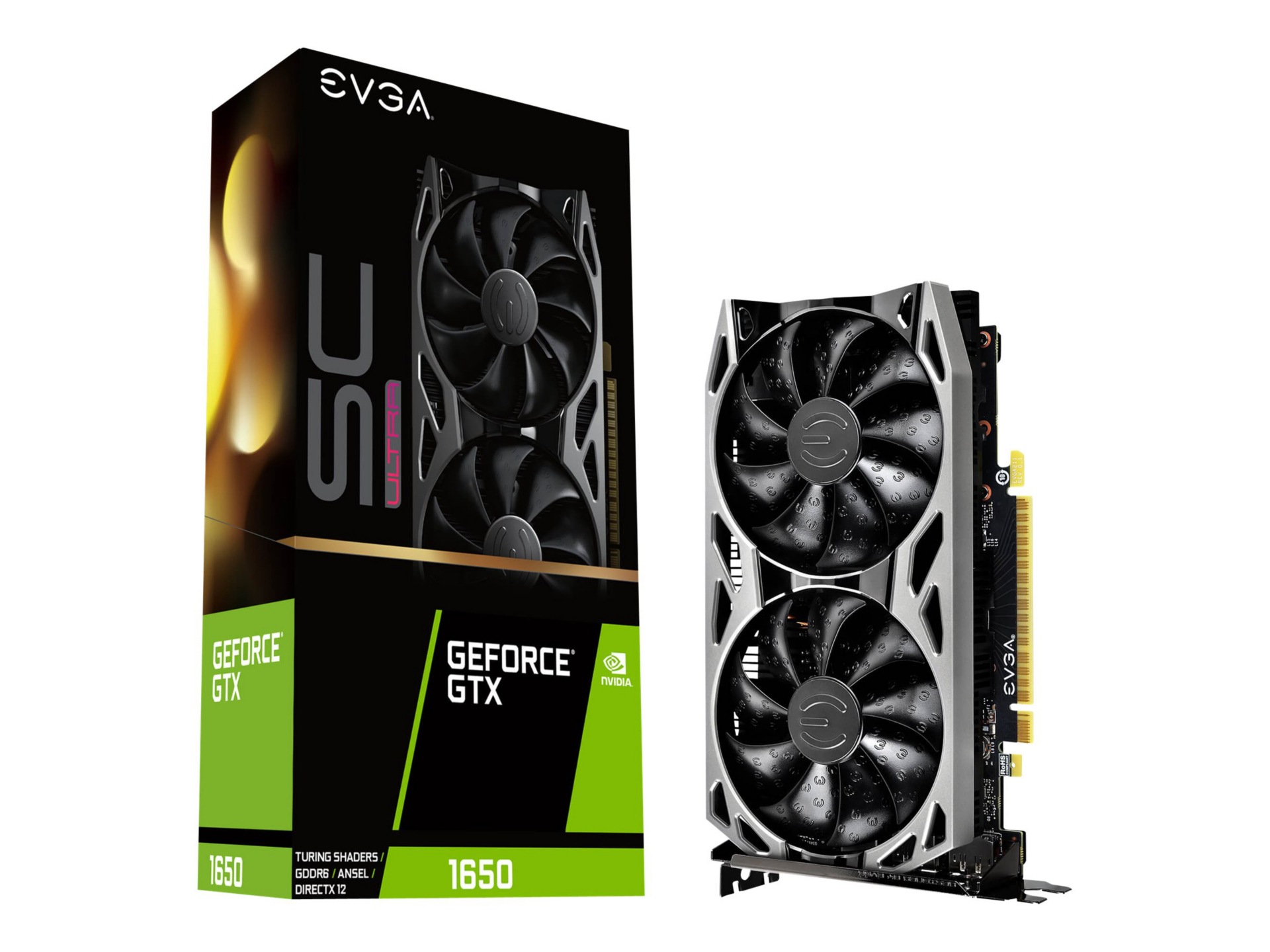 EVGA GeForce GTX 1650 SC ULTRA GAMING - graphics card - GF GTX 1650 - 4 GB