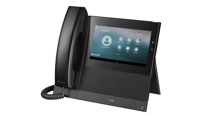 Poly CCX 600 IP Phone - Corded - Corded - Wi-Fi, Bluetooth - Desktop, Wall Mountable