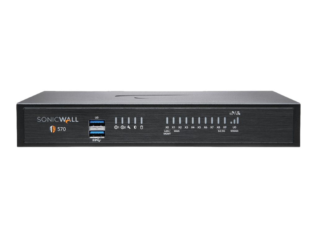 SonicWall TZ570W - security appliance - Wi-Fi 5, Wi-Fi 5