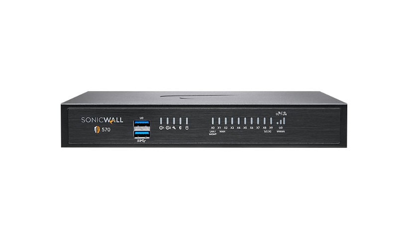 SonicWall TZ570W - Essential Edition - security appliance - Wi-Fi 5, Wi-Fi 5