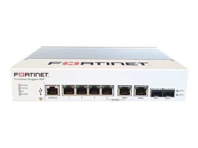 Fortinet FortiGate Rugged 60F - security appliance - with 1 year 24x7 FortiCare Support + 1 year FortiGuard Unified