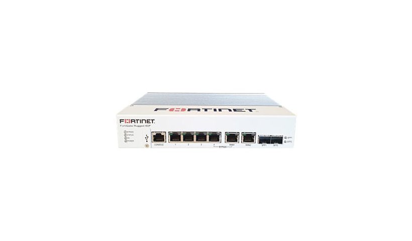 Fortinet FortiGate Rugged 60F - security appliance - with 1 year 24x7 FortiCare Support + 1 year FortiGuard Unified
