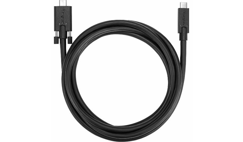 Targus 1.8 Metre USB-C Male to USB-C Male 10Gbps Screw-In Cable