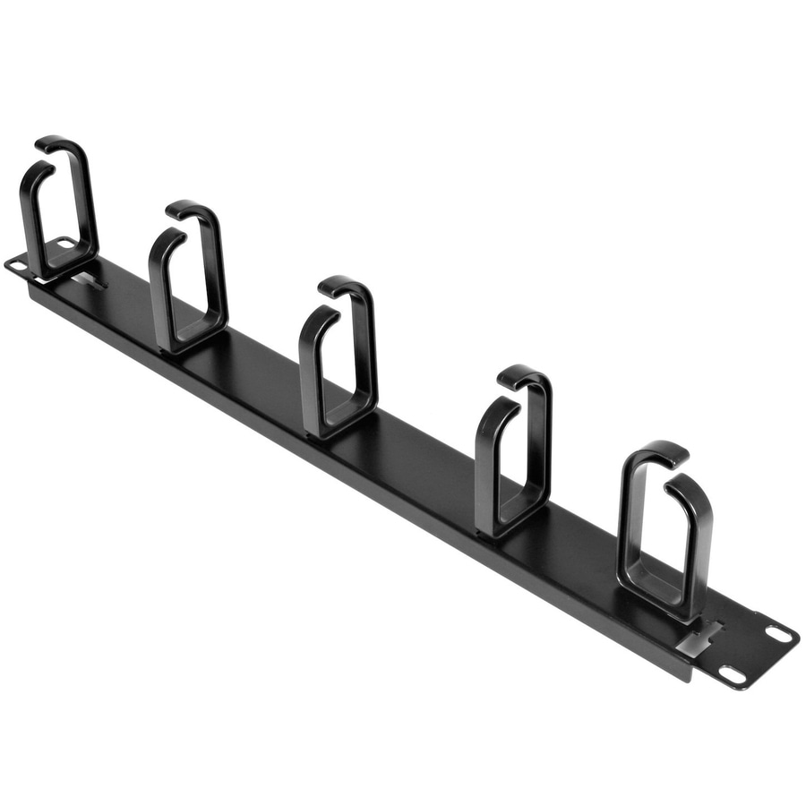 StarTech.com 19" Server Rack Cable Management Panel w/ D-Ring Hooks - 1U Ho