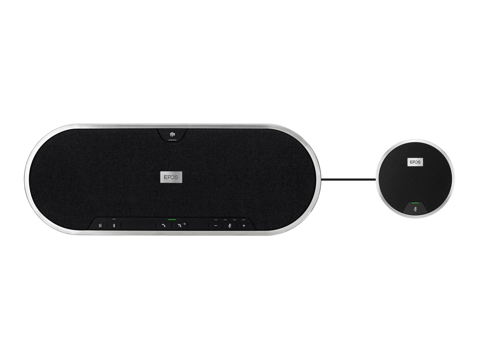 Thumbnail 2 of 20 for EPOS EXPAND 80T - Wireless Smart Speakerphone - Black, Silver - Teams - Includes Dongle and Adapter