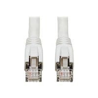 Tripp Lite Cat8 Patch Cable 25G/40G Certified Snagless M/M PoE White 40ft