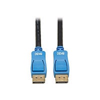 Tripp Lite DisplayPort 1.4 Cable Latching Connectors 8K 60Hz M/M Black 3ft