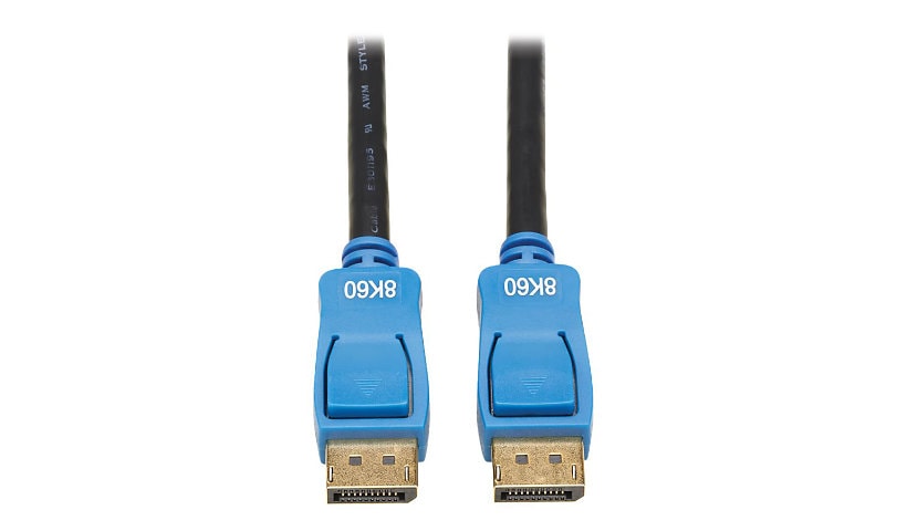 Tripp Lite DisplayPort 1.4 Cable - 8K UHD @ 60 Hz, HDR, HBR3, HDCP 2.2, 4:4:4, BT.2020, M/M, Black, 6 ft. - DisplayPort