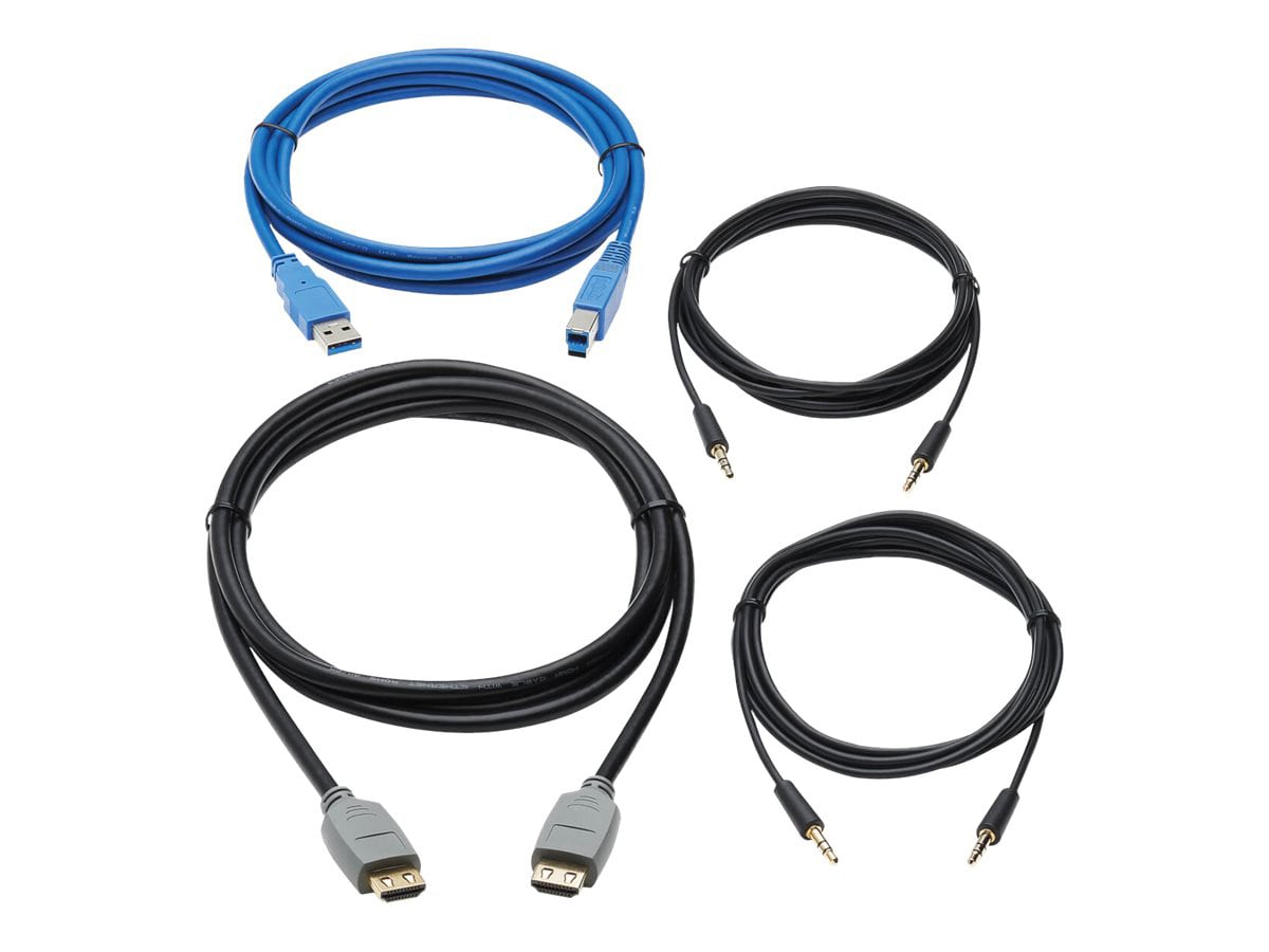 Tripp Lite HDMI KVM Cable Kit for B005-HUA2-K and B005-HUA4 4K HDMI 6ft