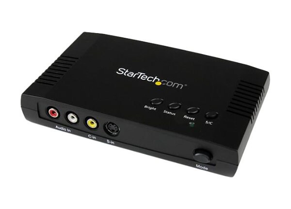 StarTech.com Composite S-Video to VGA Video Converter for Computer Monitors