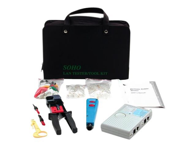 StarTech.com Professional RJ45 Network Install Tool Kit with Carrying Case