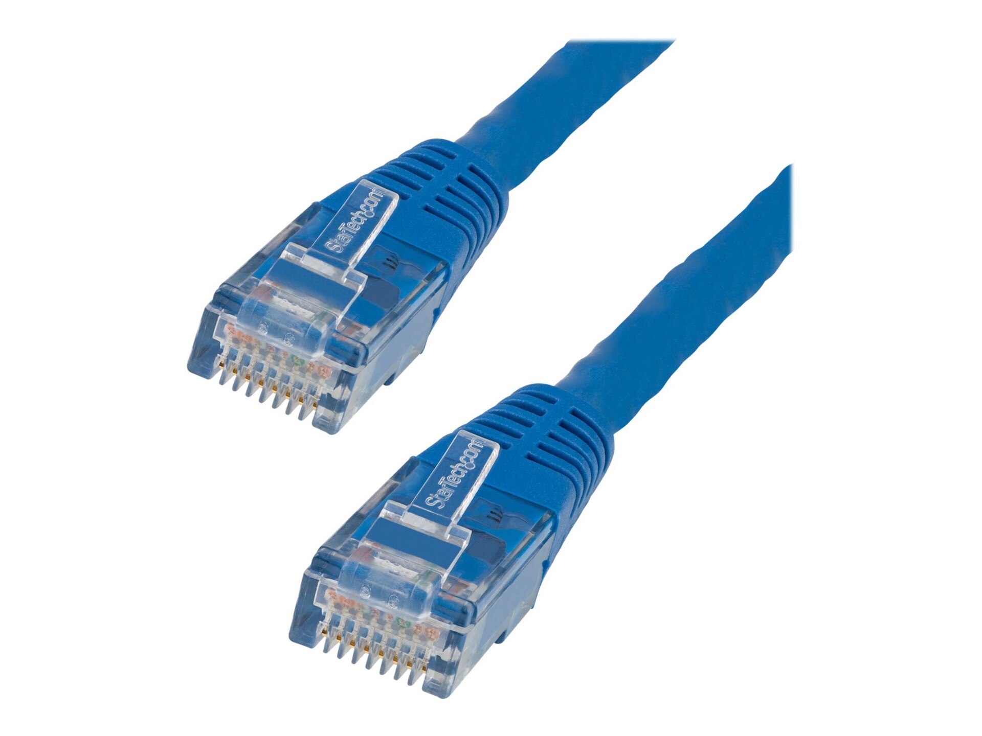 StarTech.com 15ft CAT6 Ethernet Cable - Blue Molded Gigabit - 100W PoE UTP 650MHz - Category 6 Patch Cord UL Certified