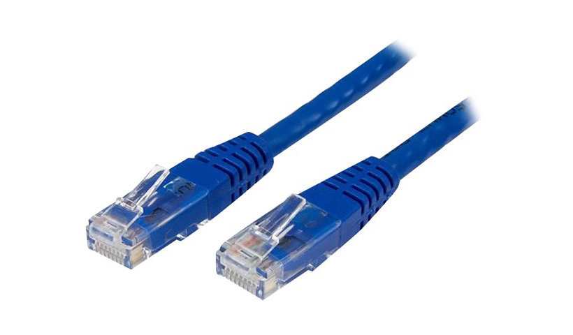 StarTech.com 2ft CAT6 Ethernet Cable - Blue Molded Gigabit - 100W PoE UTP 650MHz - Category 6 Patch Cord UL Certified