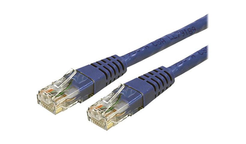 StarTech.com CAT6 Ethernet Cable 6' Blue 650MHz Molded Patch Cord PoE++