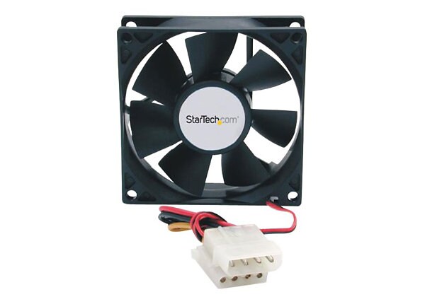 StarTech.com 80x25mm Dual Ball Bearing Computer Case Fan w/ LP4 Connector system fan kit