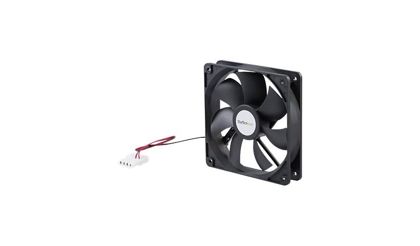 StarTech.com Ventilateur PC à Double Roulement à Billes - Alimentation LP4 - 120 mm - Kit de ventilation pour ordinateur - 120 mm