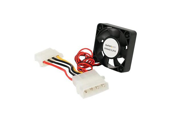 StarTech.com 40x10mm Replacement Dual Ball Bearing Computer Case Fan w/ LP4 - system fan kit