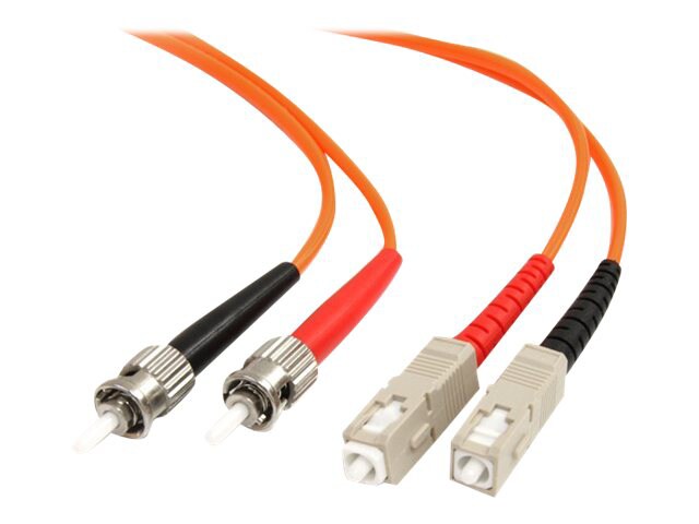 StarTech.com 2m Fiber Optic Cable - Multimode Duplex 62.5/125 LSZH - ST/SC