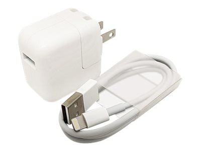 Total Micro Power Adapter - Apple iPad, iPhone, iPod - 12W Lightning -  MD836LL/A-TM - Laptop Chargers & Adapters 