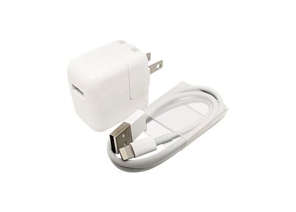 Total Micro Power Adapter - Apple iPad, iPhone, iPod - 12W Lightning - MD836LL/A-TM Laptop & Adapters - CDW.com