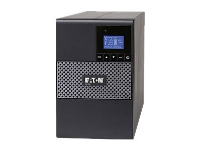 Eaton 5P 1440VA 1100W 120V Line-Interactive UPS, 5-15P, 8x 5-15R Outlets, True Sine Wave, Cybersecure Network Card