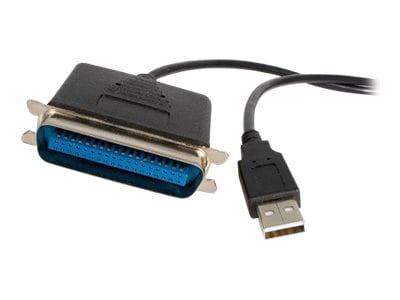 StarTech.com 6' Parallel Printer Adapter Cable - Black - USB to LPT Adapter