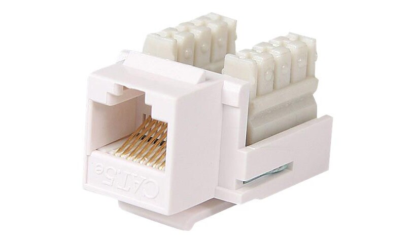 StarTech.com Cat5e RJ45 Keystone Jack White - 110 Type