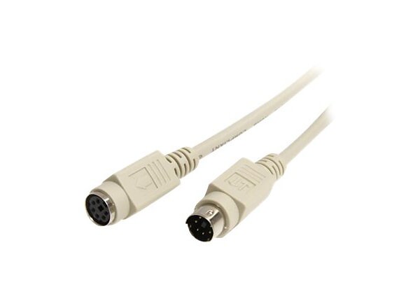 StarTech.com 25 ft PS/2 Keyboard Mouse Extension Cable - M/F - keyboard / mouse extension cable - 7.6 m