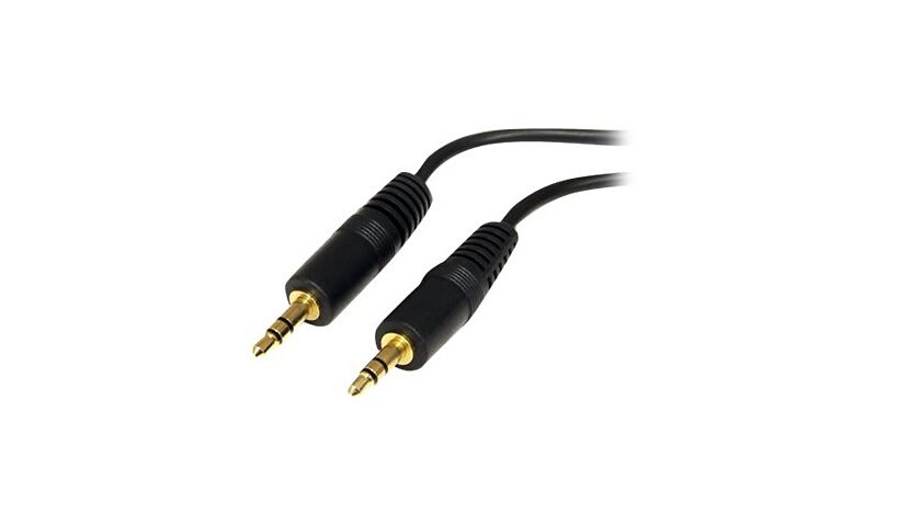 StarTech.com 6 ft 3.5mm Stereo Audio Cable - M/M - Audio cable - mini-phone stereo 3.5 mm (M) - mini-phone stereo 3.5 mm