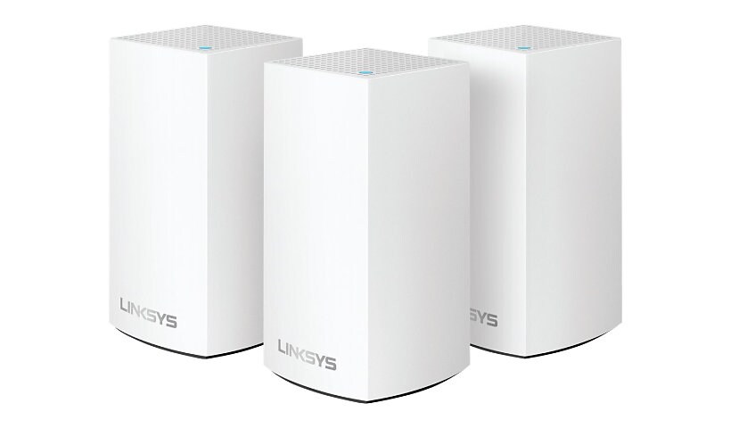 Linksys VELOP Whole Home Mesh Wi-Fi System WHW0103 - Wi-Fi system - Wi-Fi 5 - Wi-Fi 5, Bluetooth - desktop