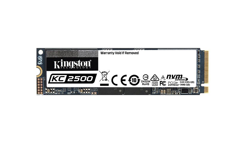 Kingston KC2500 - SSD - 500 Go - PCIe 3.0 x4 (NVMe)