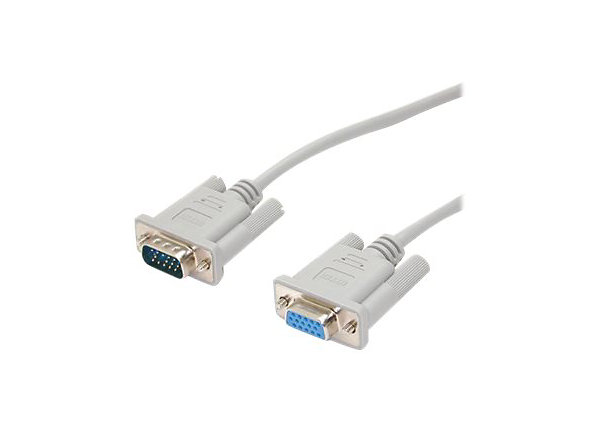 StarTech.com 15 ft VGA Monitor Extension Cable - HD15 M/F - Supports resolutions up to 800x600 (MXT105) - VGA extension