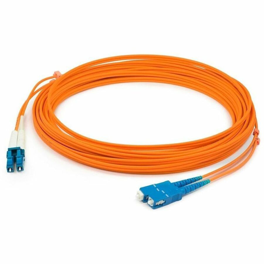 Proline 25m SC to LC Orange OM1 Duplex OFNR (Riser-Rated) MMF Fiber Patch C