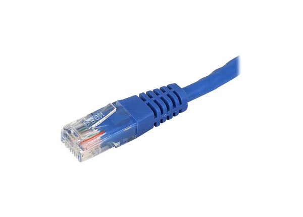 StarTech.com Molded Cat5e Crossover UTP Patch Cable - crossover cable - 1.8 m - blue