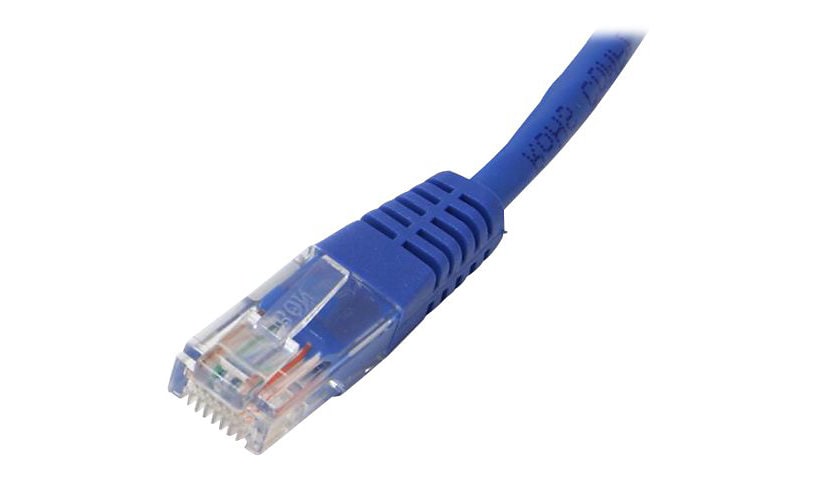 StarTech.com 1 ft Blue Molded Cat5e UTP Patch Cable