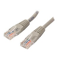 StarTech.com Cat5e Ethernet Cable 15 ft Gray - Cat 5e Molded Patch Cable