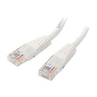 StarTech.com Cat5e Ethernet Cable 15 ft White - Cat 5e Molded Patch Cable