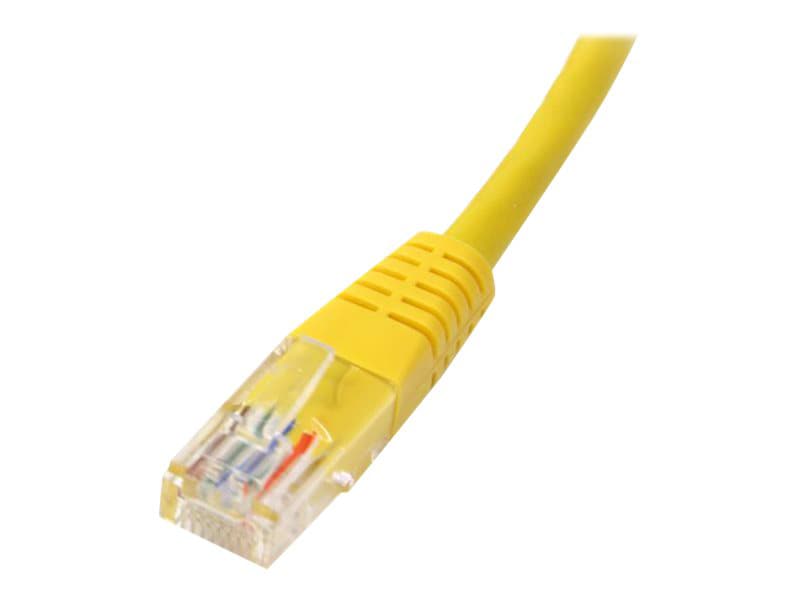 StarTech.com Cat5e Ethernet Cable 15 ft Yellow - Cat 5e Molded Patch Cable