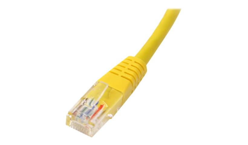 StarTech.com 15 ft Yellow Molded Cat5e UTP Patch Cable