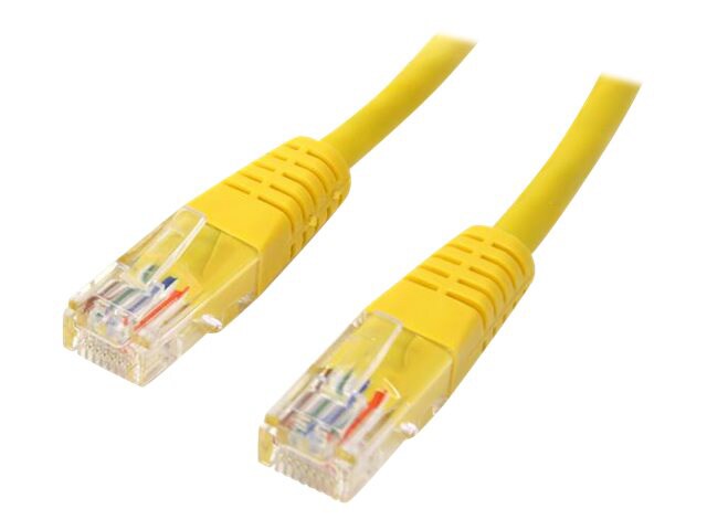 StarTech.com Cat5e Ethernet Cable 2 ft Yellow - Cat 5e Molded Patch Cable