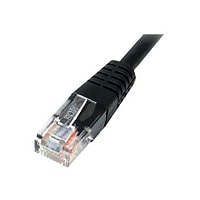 StarTech.com Cat5e Ethernet Cable 25 ft Black - Cat 5e Molded Patch Cable