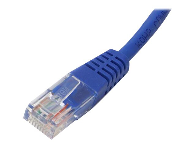 Câble Ethernet de 25 pi cat. 5 gris StarTech.com, bleu – cordon de raccordement moulé cat. 5